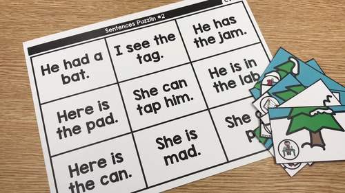 Sentences Puzzlin' It by Tara West - Little Minds at Work | TPT