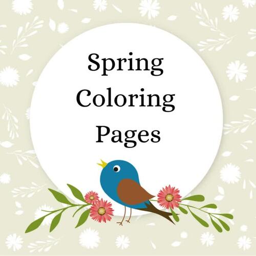 Spring Time Coloring Pages by More Than Just Reading | TPT