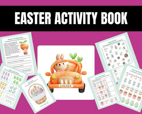 Easter Activity Pack Printable Sheets By Rabia Erturk Tpt