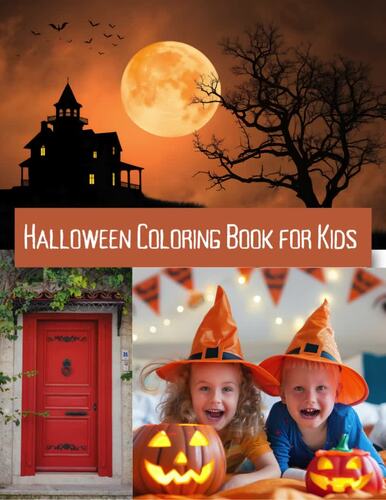 Halloween Coloring Book for Kids | Fun & Easy Printable Pages | Spooky