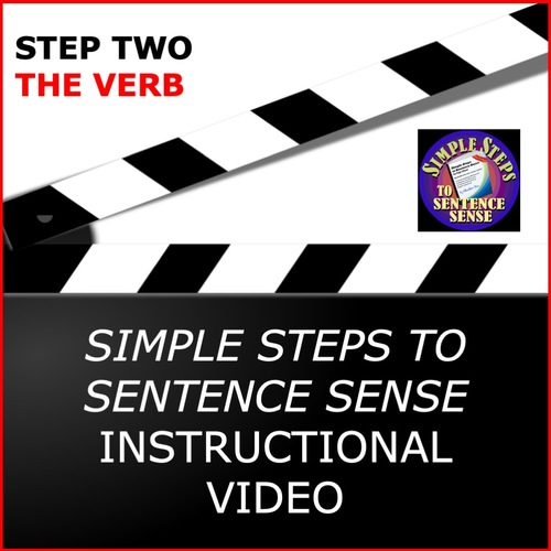 Preview of Finding The Verb Grammar Video and Practice Exercise