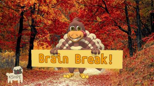 Preview of Brain Break, Fall Fitness, Autumn Exercise, Physical Education, DPA, PE
