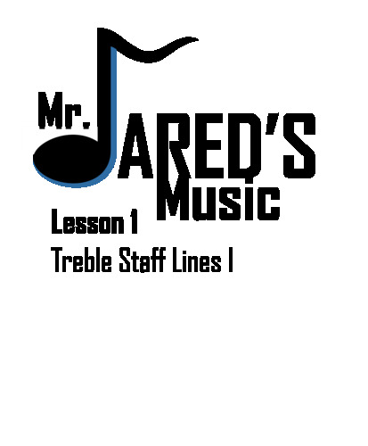 Preview of Lesson 1 - Treble Staff Lines