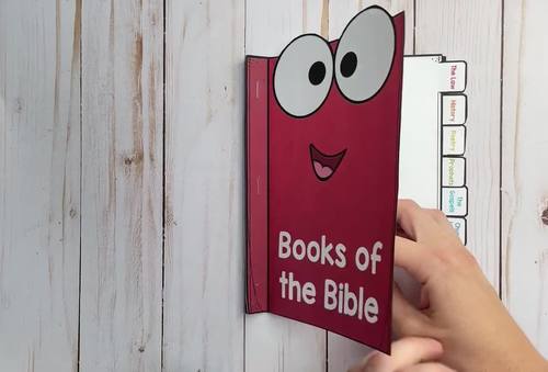 Books of the Bible Flip Book, Old and New Testament, 66 Books, Bible  Memorization, Sunday School, Christian Resources 