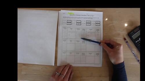 Spring Statistics Standard Deviation Worksheet Activity Algebra 1 ...