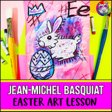 Easter Art Lesson, Jean-Michel Basquiat Easter Bunny Art P