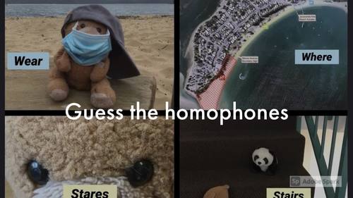 TobyBear discovers Homophones by Learning with TobyBear | TPT
