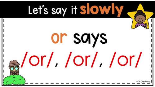 OR R Controlled Vowel Teaching Slides | OR Digital Lesson Plans | Bossy ...