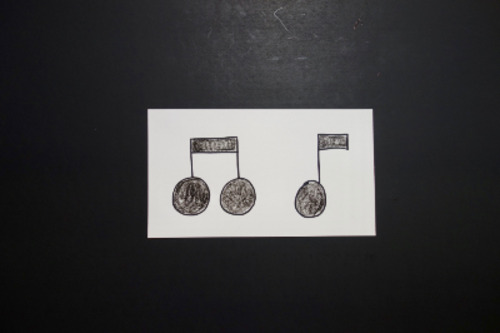 Preview of Let's Draw the Color BLACK - Music Notes!