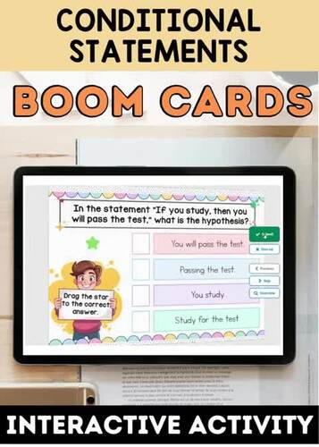 Understanding Conditional Statements | Boom Cards