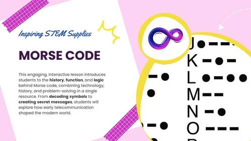 Morse Code Workbook & Activities | Tech & History | A Comprehensive Lesson