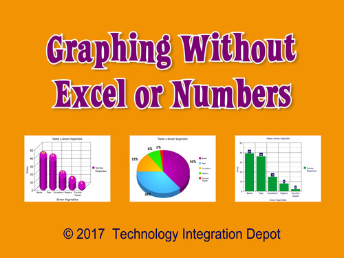 Preview of Graphing Without Excel or Numbers (Computer Lab Activity)