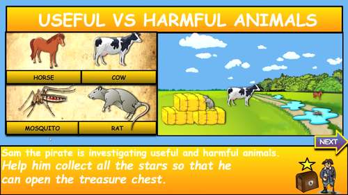 Useful vs Harmful Animals: Google Slides+ PPT Version+ 2 Printable  Worksheets