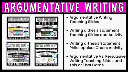 AVID Writing and Writer's Workshop Middle School BUNDLE | TPT