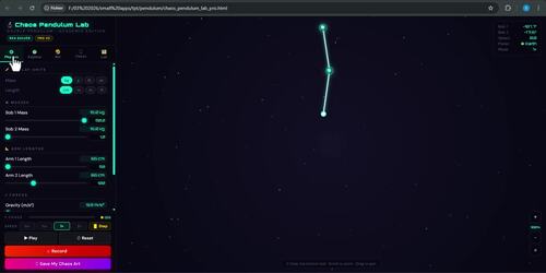 Chaos Pendulum Lab Pro: Advanced Interactive Physics & STEM Simulation