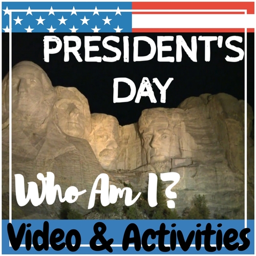 Preview of February President's Day - Mystery Presidents Video & Activities Kit!
