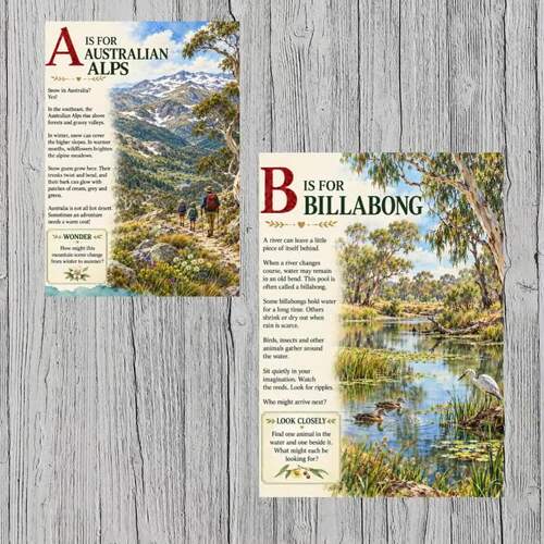 Australia A–Z Alphabet Book | Australian Geography, Animals & Landmarks ...