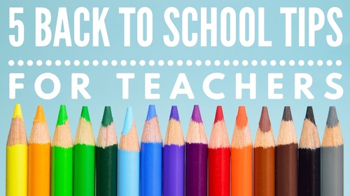 Preview of Back to School Tips for Teachers