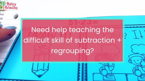 Subtraction with Regrouping Poem Anchor Chart Hard Good -  Portugal