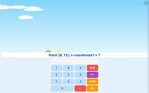 5th Grade Coordinate Plane Math Game | Self-Checking Math Game by Kick ...