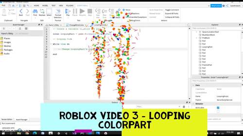 Preview of Roblox Studio Obstacle Course - Lesson 5 part 2 FREE
