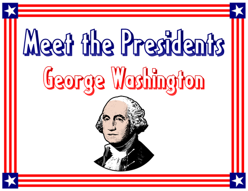 Preview of Meet the Presidents: George Washington Bundle