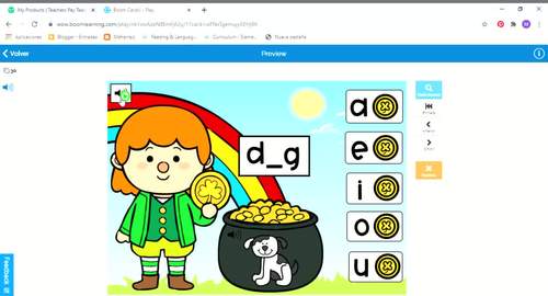 BOOM CARDS St Patrick's Day: SPELLING CVC WORDS Distance Learning by Ms ...