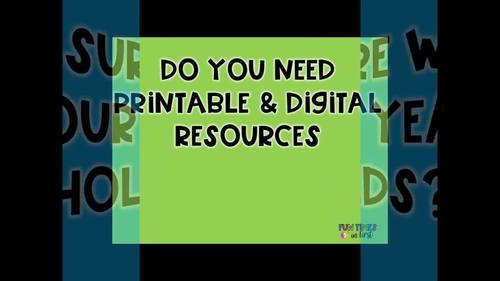 First Grade Morning Work | Printable and Digital Google Slides | Month 7