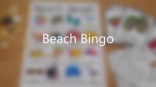 Beach Bingo by Lessons by Molly | TPT