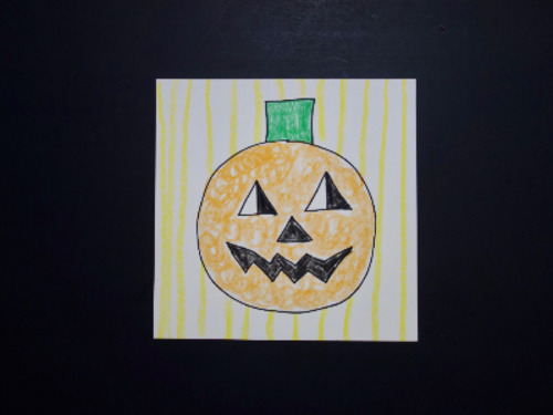 Preview of Let's Draw a Jack O'Lantern using Shapes!