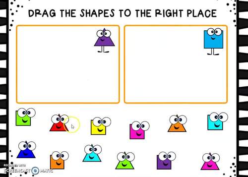 Sorting Shapes Boom Cards™ Distance Learning