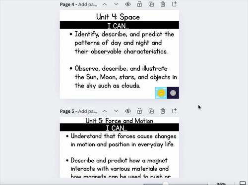 Editable Lesson Objectives