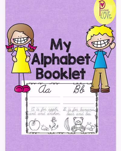 Alphabet Book by Preschool Love | TPT