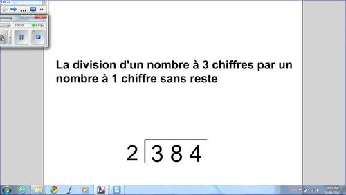 Preview of La division de 3 chiffres par 1 chiffre sans reste, Distance learning (M24)