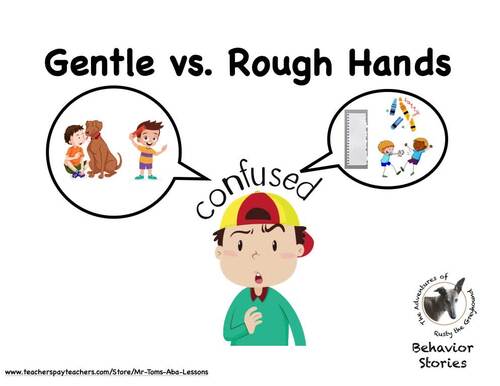 Gentle vs Rough Hands Elementary - Social Skills Behavior Story - SEL