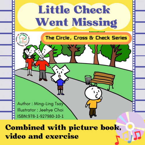 Little Check went missing story picture book, animation & exercise by AITEC