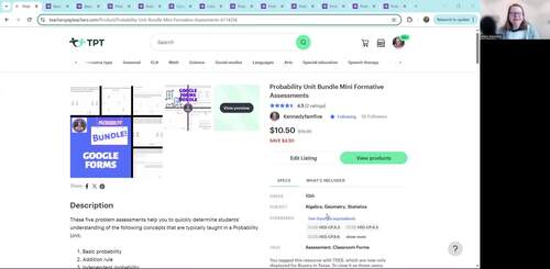 Probability Assessment Bundle | Formative Checks | Digital Exit Tickets