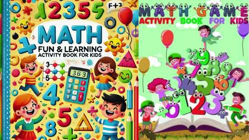 Math Fun & Learning Activity Book for Kids by YOOY | TPT