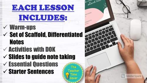 Elements, Compounds & Mixtures Notes Slides and Activity Digital Matter ...