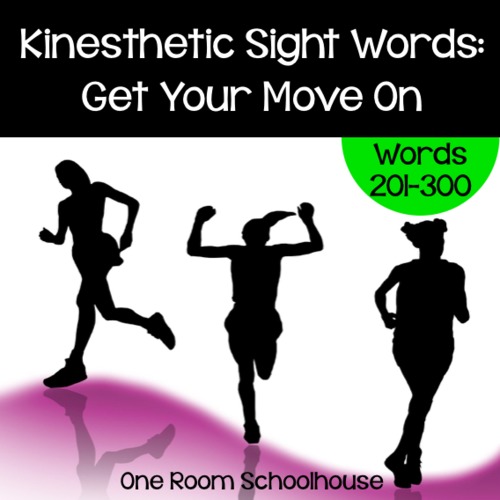 Preview of Kinesthetic Sight Words: Get Your Move On! (Set 3)