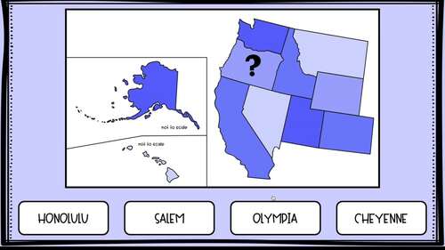 Western States and Capitals BUNDLE! by Mrs Kayla Welch | TPT