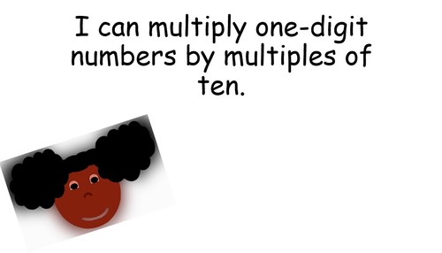 Preview of Multiply One Digit Numbers by Multiples of Ten