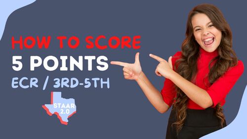 Preview of How To Score 5 Points On STAAR Extended Constructed Response in 3rd, 4th, & 5th