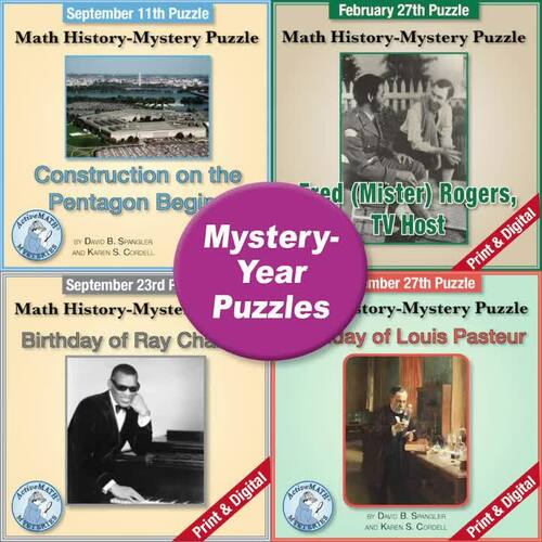 Writing & Solving Equations: 4 Math-History PDF Mini Lessons + BONUS Gr 6 & Up