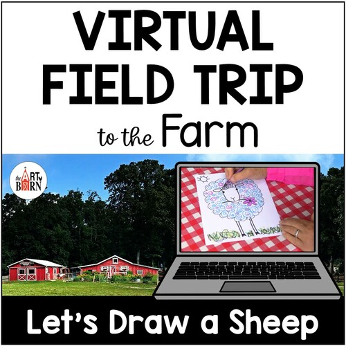 Preview of Farm-tastic Art: Let's Draw a Sheep with Farmer Sue