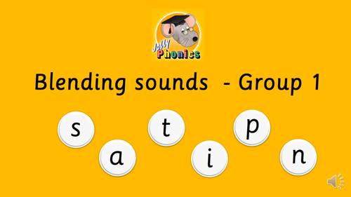 Jolly Phonics Group 1 Sounds And Blending Digital Presentation Tpt