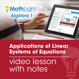 Applications of Linear Systems of Equations Video Lesson