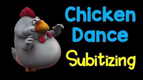 Preview of Chicken Dance Subitizing to 10