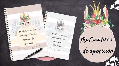 Cuaderno molón para mi examen de oposición by Estudiem valencià | TPT