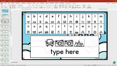 Travel Crack the Code - Editable - PowerPoint by KinderCrafting | TPT
